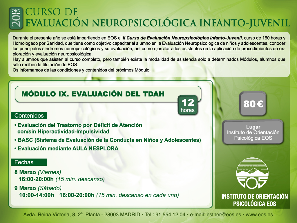 Información del curso Información