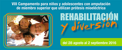 Campamento de rehabilitación para niños y adolescentes con amputación de miembro superior que utilizan prótesis mioeléctrica por URJC Campamento de rehabilitación para niños y adolescentes con amputación de miembro