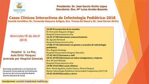 Casos Clínicos Interactivos de Infectología Pediátrica 2018 Casos Clínicos Interactivos de Infectología Pediátrica 2018