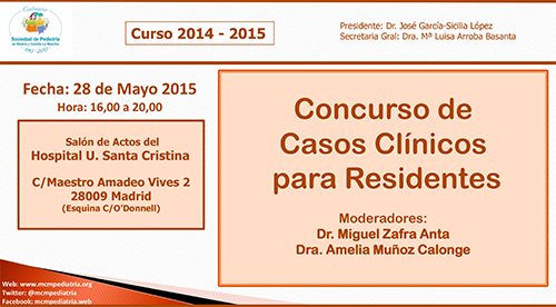Concurso de Casos Clínicos para Residentes Concurso de Casos Clínicos para Residentes. Salón de Actos del Hospital U. Santa