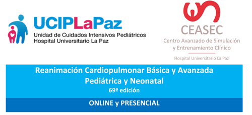 Septiembre de 2018, días 18 y 19. 69ª Edición de Formación en reanimación cardiopulmonar (RCP) básica y avanzada pediátrica y neonatal. Avalada por el Grupo Español de Reanimación Cardiopulmonar Pediátrica y Neonatal (GERCPPYN). Mas información aquí ttps://www.secip.com/formacion/cursos-presenciales/proximos-cursos/741-69-curso-rcp-b%C3%A1sica-y-avanzada-pedi%C3%A1trica-y-neonatal Septiembre de 2018, días 18 y 19. 69ª Edición de Formación en reanimación cardio