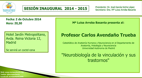 Inauguración del Curso 2014 - 2015 de la SPMYCM